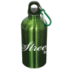 WB4833
	-500 ml (17 fl. oz.) STAINLESS STEEL BOTTLE WITH CARABINER-Metallic Lime Green